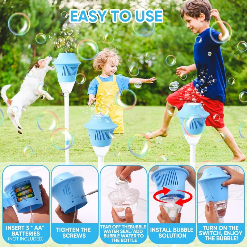 🎈JETZT 50 % RABATT! ⚡ Automatische Handseifenblasenmaschine für Kinder – Ein-Knopf-Bedienung, reichlich Seifenblasen & handliches Design