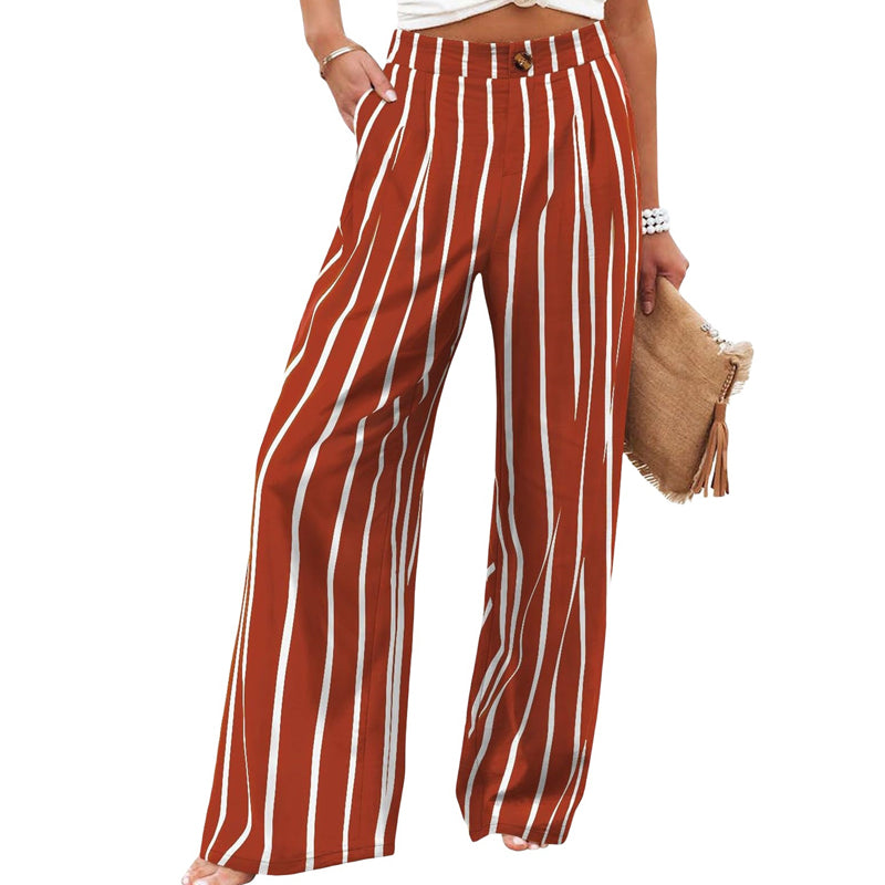 🔥🔥 2026 NEU 🥳🌸 Damen-Freizeithose mit hohem Bund und weitem Bein