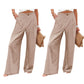 🔥🔥 2026 NEU 🥳🌸 Damen-Freizeithose mit hohem Bund und weitem Bein
