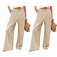 🔥🔥 2026 NEU 🥳🌸 Damen-Freizeithose mit hohem Bund und weitem Bein