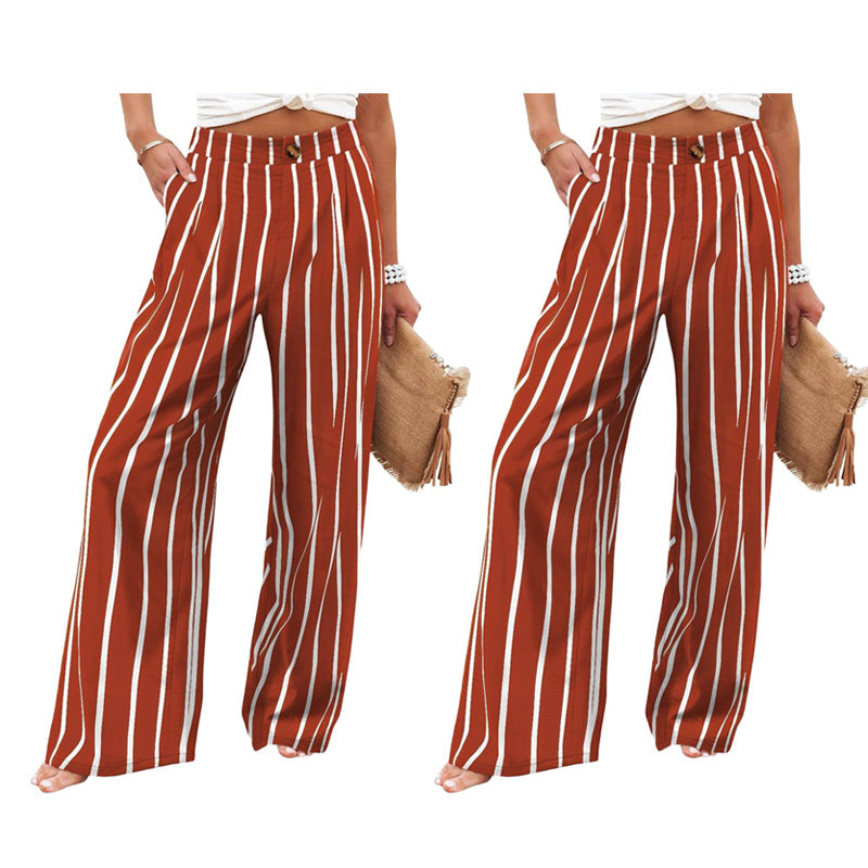 🔥🔥 2026 NEU 🥳🌸 Damen-Freizeithose mit hohem Bund und weitem Bein