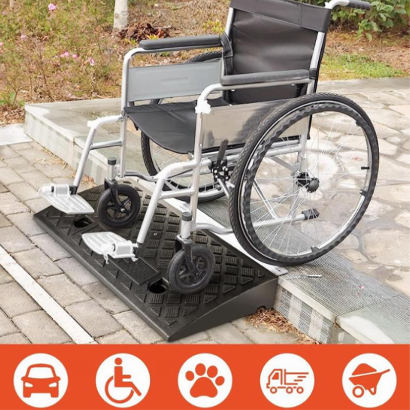 🚗50 % Rabatt!!✨Leichte tragbare Bordsteinrampe für Einfahrten – rutschfest & stabil – ideal für Autos, Rollstühle & Roller🔥