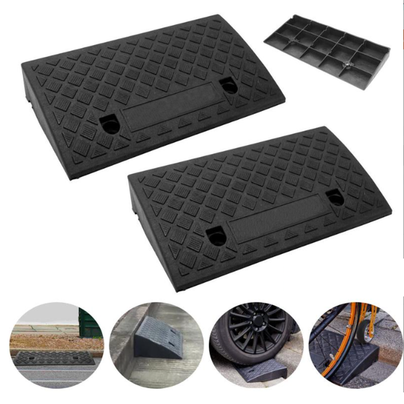 🚗50 % Rabatt!!✨Leichte tragbare Bordsteinrampe für Einfahrten – rutschfest & stabil – ideal für Autos, Rollstühle & Roller🔥