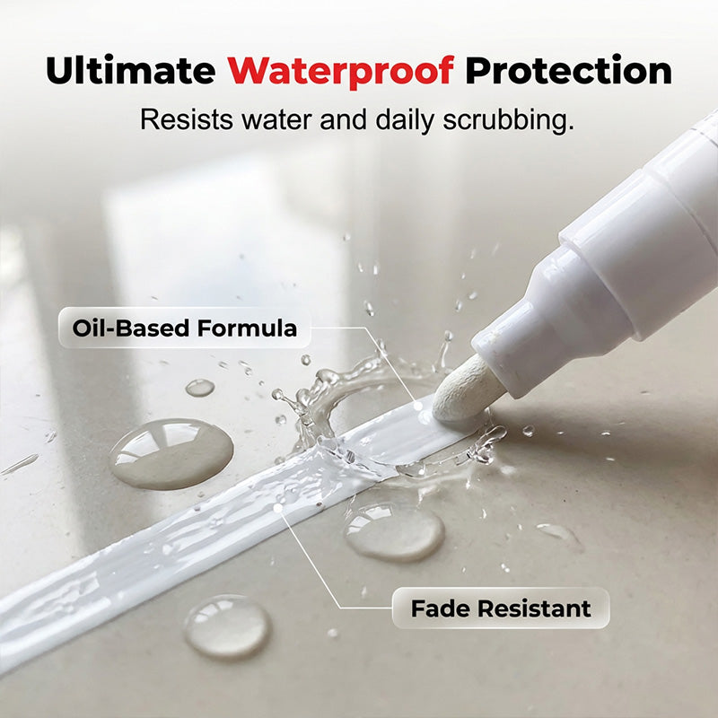 🎁 1+1 GRATIS!! ✨ Fliesenfugen in Sekundenschnelle erneuern – wasserfester Präzisionsmarker für die Hausrenovierung! ✨