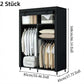 📢📢50 % Rabatt!!⏰💎Einfach zu montierender Kleiderschrank aus Vliesstoff 🧥🪑