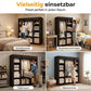 📢📢50 % Rabatt!!⏰💎Einfach zu montierender Kleiderschrank aus Vliesstoff 🧥🪑