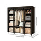 📢📢50 % Rabatt!!⏰💎Einfach zu montierender Kleiderschrank aus Vliesstoff 🧥🪑
