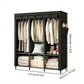 📢📢50 % Rabatt!!⏰💎Einfach zu montierender Kleiderschrank aus Vliesstoff 🧥🪑