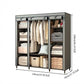 📢📢50 % Rabatt!!⏰💎Einfach zu montierender Kleiderschrank aus Vliesstoff 🧥🪑