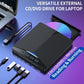📢📢50 % Rabatt!! 💿✨ Externes DVD‑Laufwerk, USB 3.0 & Typ‑C, CD‑Brenner