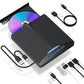 📢📢50 % Rabatt!! 💿✨ Externes DVD‑Laufwerk, USB 3.0 & Typ‑C, CD‑Brenner