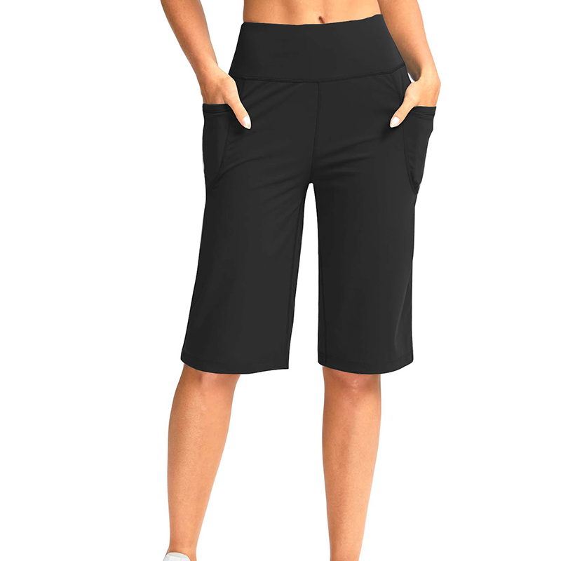 ⏰Letzter Tag im Angebot: 50 % Rabatt! 🔥👖 Damen-Yoga-Shorts mit hohem Bund und Taschen