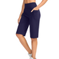 ⏰Letzter Tag im Angebot: 50 % Rabatt! 🔥👖 Damen-Yoga-Shorts mit hohem Bund und Taschen