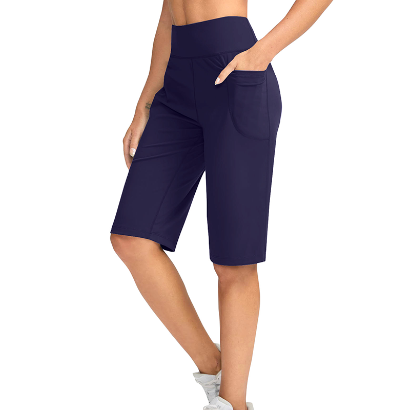 ⏰Letzter Tag im Angebot: 50 % Rabatt! 🔥👖 Damen-Yoga-Shorts mit hohem Bund und Taschen