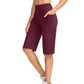 ⏰Letzter Tag im Angebot: 50 % Rabatt! 🔥👖 Damen-Yoga-Shorts mit hohem Bund und Taschen