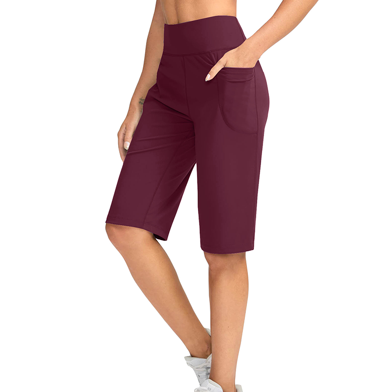 ⏰Letzter Tag im Angebot: 50 % Rabatt! 🔥👖 Damen-Yoga-Shorts mit hohem Bund und Taschen