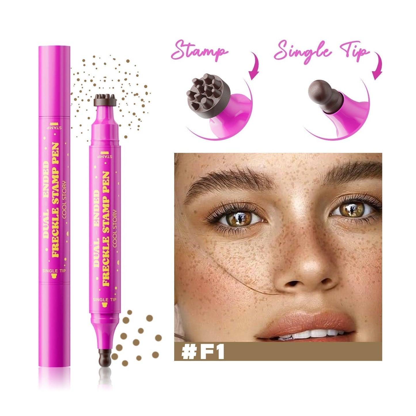 💗 LETZTER TAG – 1 KAUFEN, 1 GRATIS! 💗 Wasserfester Sommersprossen‑Stift