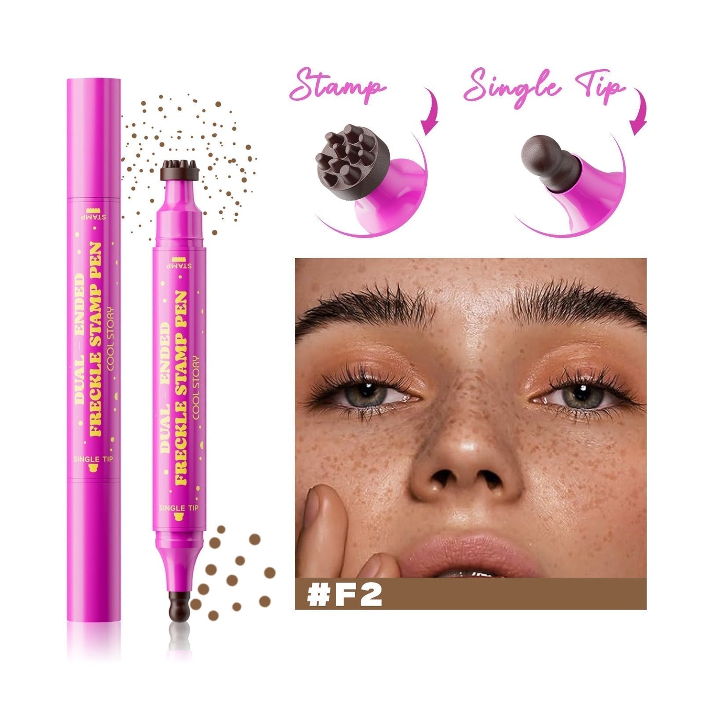 💗 LETZTER TAG – 1 KAUFEN, 1 GRATIS! 💗 Wasserfester Sommersprossen‑Stift