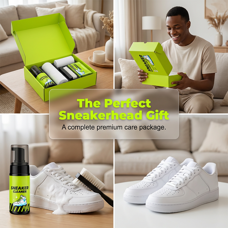 🔥50 % Rabatt!!👟 Wasserfreies Schaumreinigungs-Set für Sneaker – einfache Reinigung für frische und saubere Schuhe ✨🏆