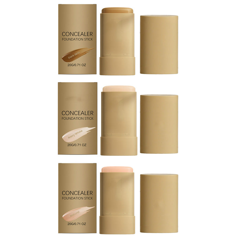 🎁 2+1 GRATIS!! 🎨✨ Feuchtigkeitsspendender Foundation-Stick mit hoher Deckkraft – deckt Unreinheiten ab, leichtes Tragegefühl.
