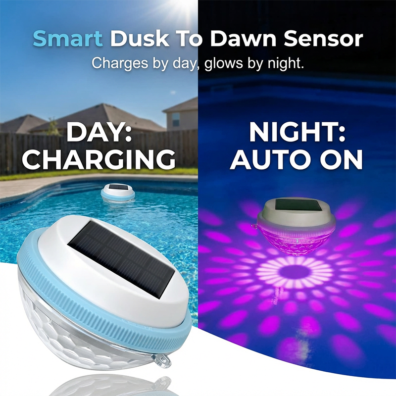 🔥🎁 2+1 GRATIS!! 💡✨Schwimmende LED-Poolleuchte mit Solarenergie🌊