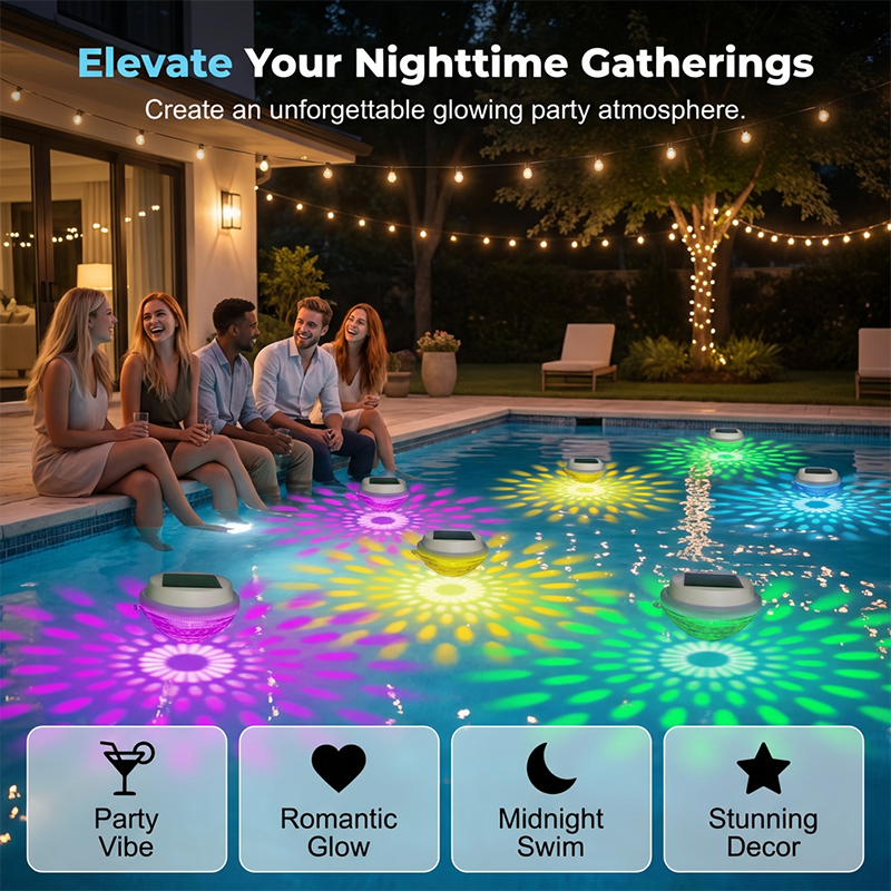 🔥🎁 2+1 GRATIS!! 💡✨Schwimmende LED-Poolleuchte mit Solarenergie🌊