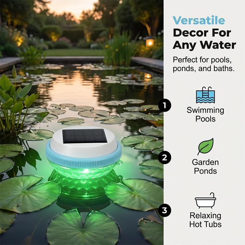 🔥🎁 2+1 GRATIS!! 💡✨Schwimmende LED-Poolleuchte mit Solarenergie🌊