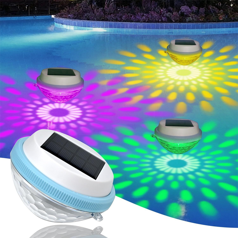🔥🎁 2+1 GRATIS!! 💡✨Schwimmende LED-Poolleuchte mit Solarenergie🌊