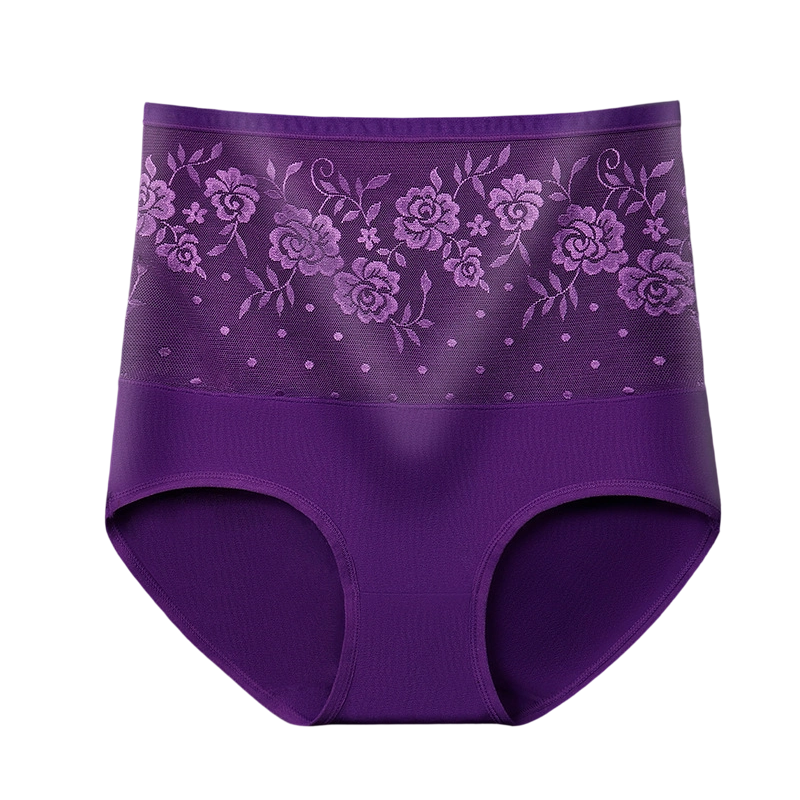 🔥🎁 2+1 GRATIS!!🎨✨ Bedruckte Baumwoll-Unterwäsche für Damen💖Figurformend, bauchweg, nahtlos und atmungsaktiv 🌸