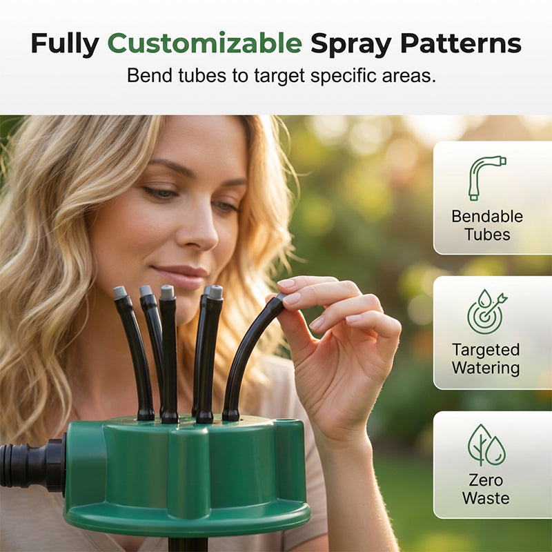📢📢50 % Rabatt!! ⏰🎁 2+1 GRATIS!! 🌿💦Präzisions-Gartensprenger mit 360°-Abdeckung💚