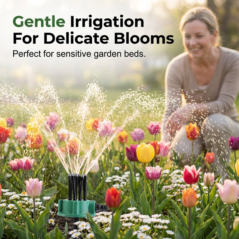 📢📢50 % Rabatt!! ⏰🎁 2+1 GRATIS!! 🌿💦Präzisions-Gartensprenger mit 360°-Abdeckung💚