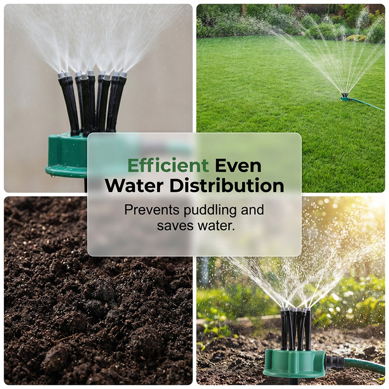 📢📢50 % Rabatt!! ⏰🎁 2+1 GRATIS!! 🌿💦Präzisions-Gartensprenger mit 360°-Abdeckung💚