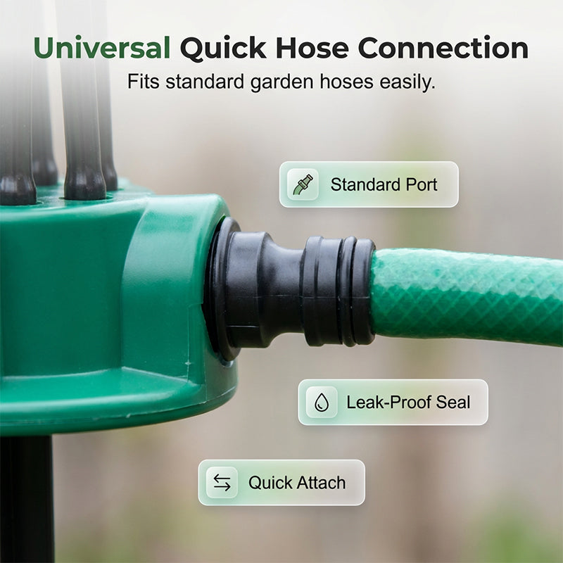 📢📢50 % Rabatt!! ⏰🎁 2+1 GRATIS!! 🌿💦Präzisions-Gartensprenger mit 360°-Abdeckung💚