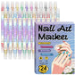 📢📢50 % Rabatt!!🥳💅Nagelkunst-Stift-Set mit zwei Spitzen