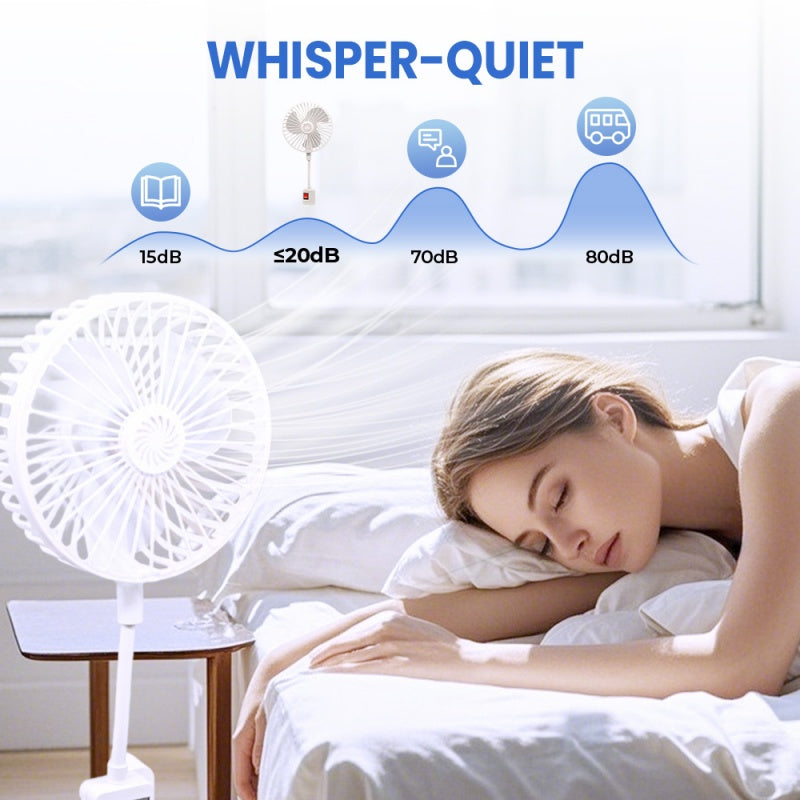📢📢50 % Rabatt!!🔁💨 Klappbarer Mini-Ventilator mit USB-Aufladung – persönliche Kühlung für unterwegs 🚗🏖️