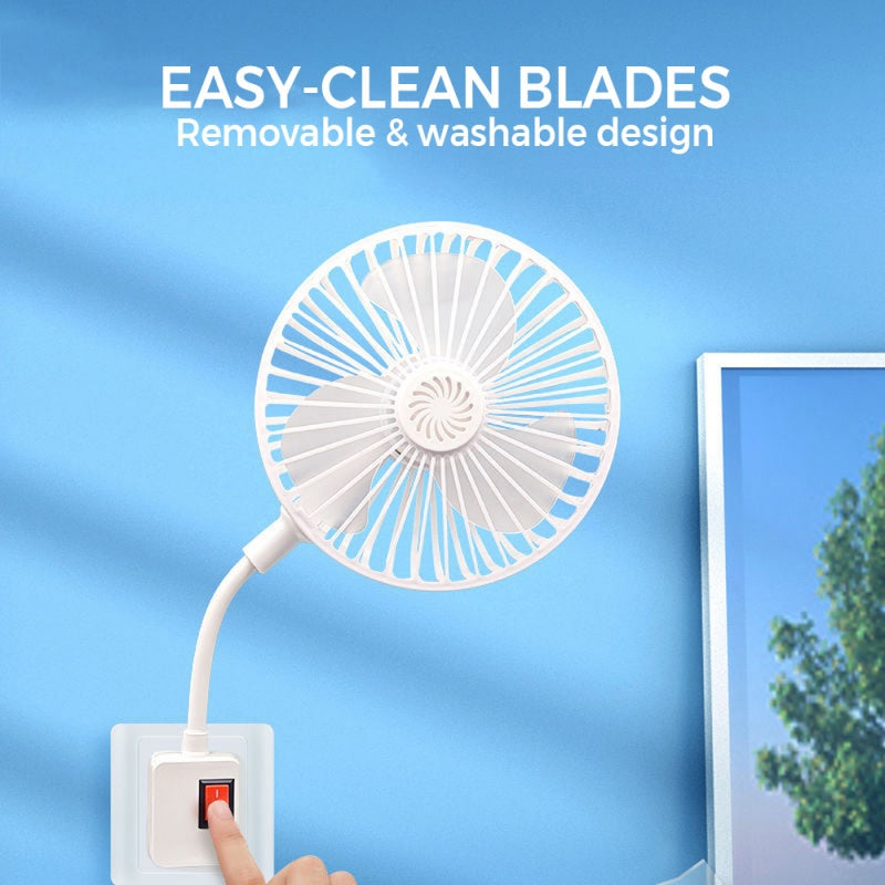 📢📢50 % Rabatt!!🔁💨 Klappbarer Mini-Ventilator mit USB-Aufladung – persönliche Kühlung für unterwegs 🚗🏖️