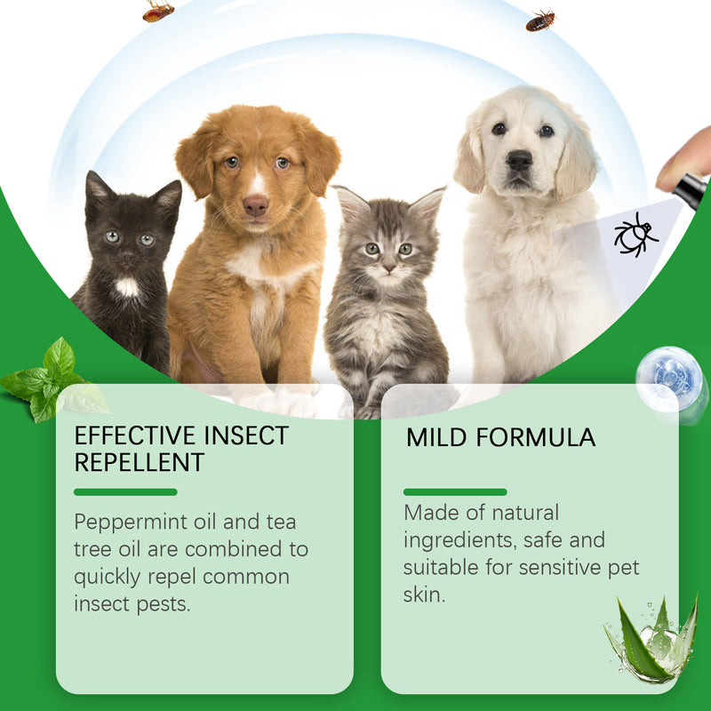 💥 2+1 GRATIS!!💥 🎁 Natürlicher Lopp- & Fästingspray 🐶🐱 schützt effektiv & schonend 🌿🐾