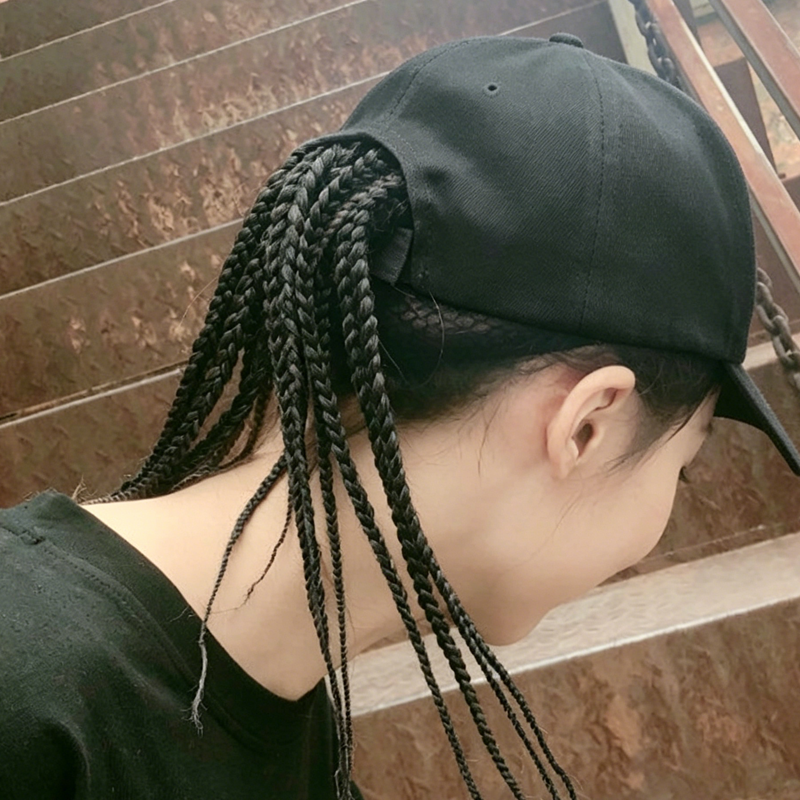 🧢Baseballcap mit integrierten Zöpfen - 2-in-1 Perückenmütze & Realistischer Zopf-Look