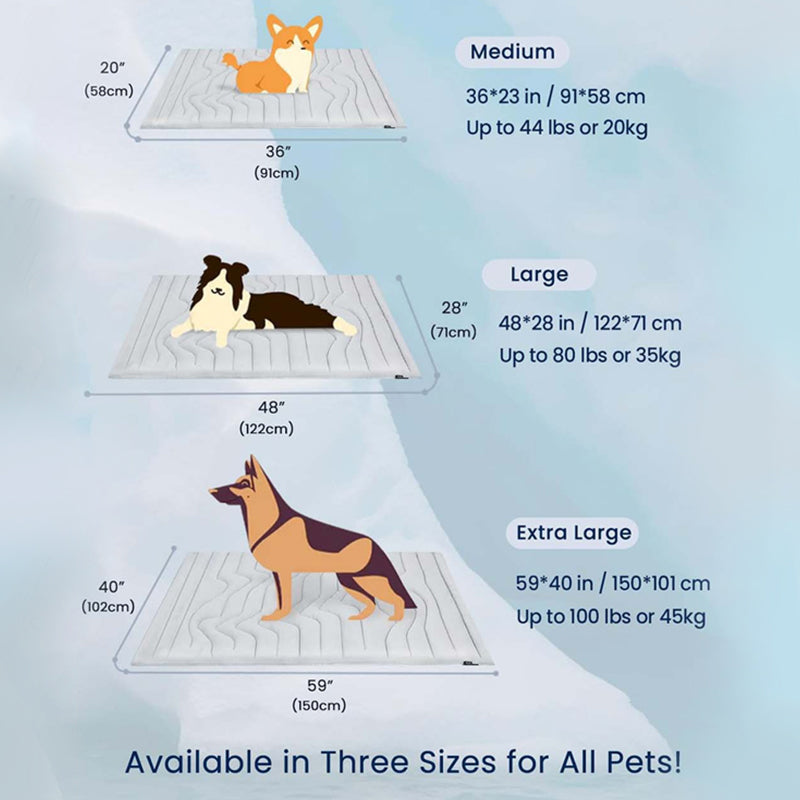 📢📢50 % Rabatt!! 🐾❄️ Kühlmatte für Hunde & Katzen – Leicht zu reinigen, kratzfest & ungiftig 🏠💚