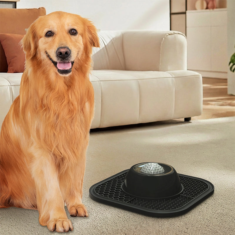 📢📢50 % Rabatt!! 🥳🐾🍽️ Kombinierter Futternapf mit rutschfester Leckunterlage für Hunde – verlangsamt die Nahrungsaufnahme, beugt Blähungen vor, mindert Stress und fördert die geistige Auslastung 🧠