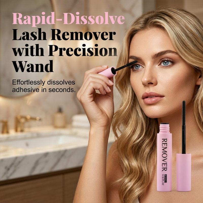 🔥🎁 1+1 GRATIS!! 🥳💞 50K+ VERKAUFT! ⚡👁️Schnell wirkender Wimpernkleberentferner mit Präzisionsapplikator💧🌸
