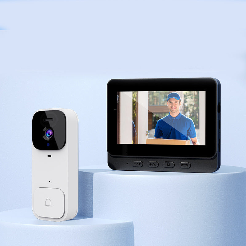 🚪📺50% RABATT! Intelligente Video-Türklingel mit 4,3-Zoll-Display – WLAN, Nachtsicht & Zwei-Wege-Audio für maximale Sicherheit ✨