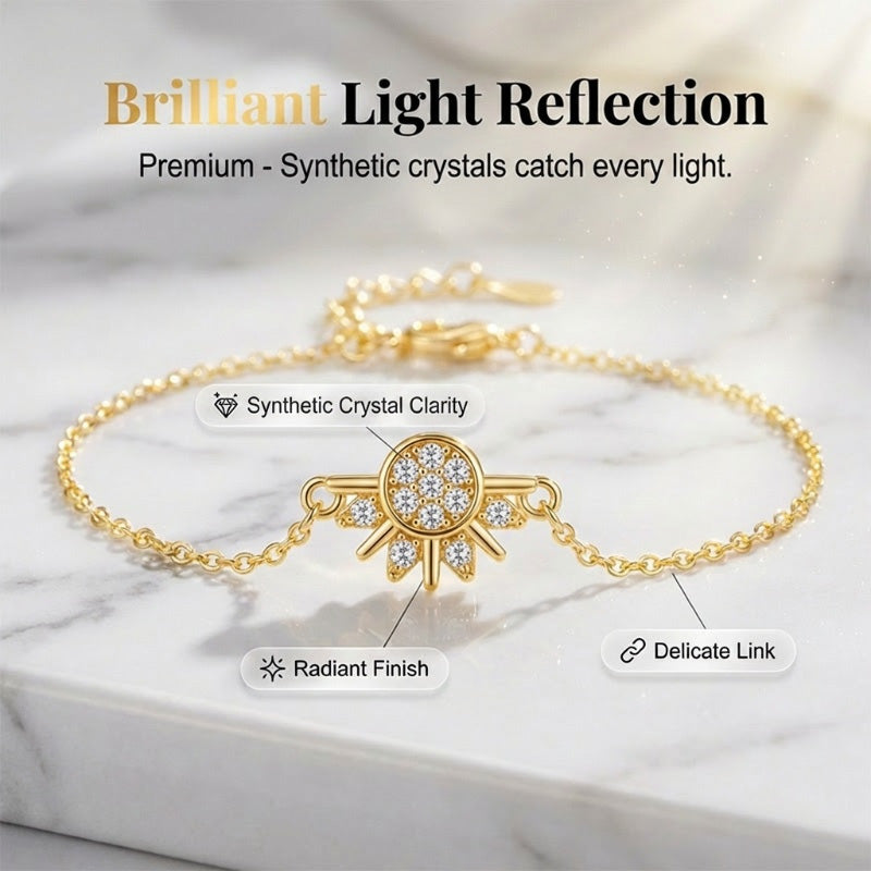 Elegantes Sonnenstrahl-Armband für Damen