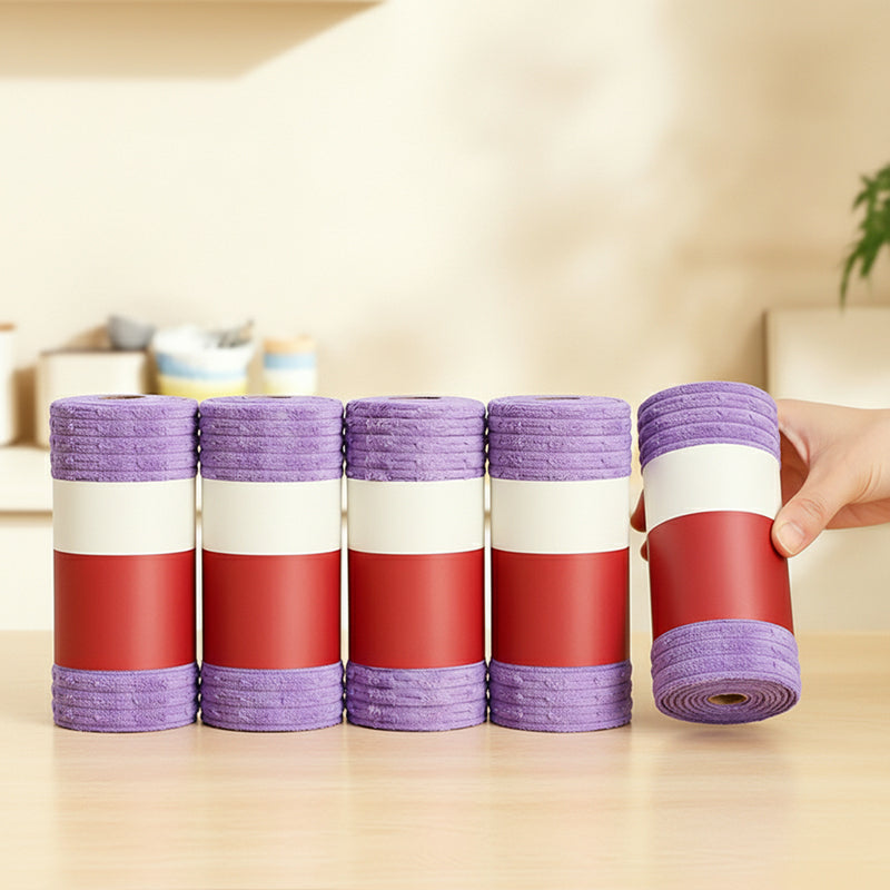 🏆 Letzter Tag: 50 % Rabatt! 🔥Extra dicke abreißbare Reinigungstuchrolle｜Ersetze Einweg‑Küchenpapier für einen nachhaltigen Haushalt