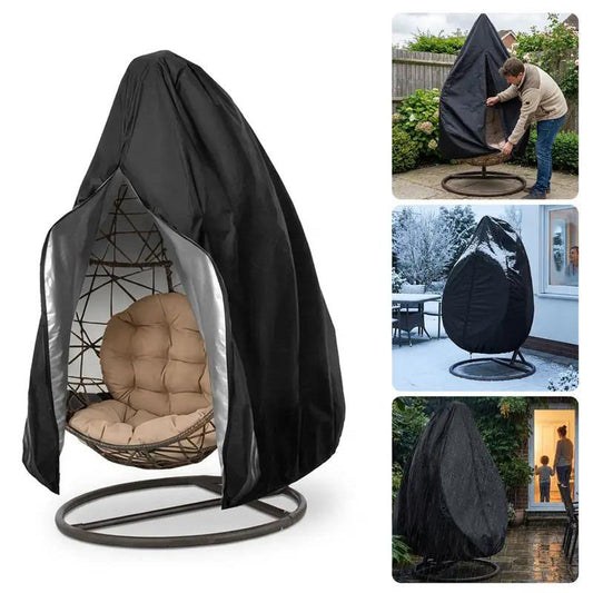 ⏰🔥NUR FÜR KURZE ZEIT: 50 % RABATT! 🪑 Strapazierfähiger, wasserdichter Bezug für Hängesessel – UV-beständiges, robustes Oxford-Gewebe und einfache Montage mit Reißverschluss ☀️✨