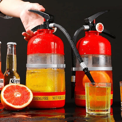 🧯 Feuerlöscher-Bierspender 2L ✨ Einzigartiges Design, Lebensmittelechtes Acryl, Handdruck-System, Ideal für Party & Bar  🧯 Feuerlöscher-Bierspender 2L ✨ Einzigartiges Design, Lebensmittelechtes Acryl, Handdruck-System, Ideal für Party & Bar