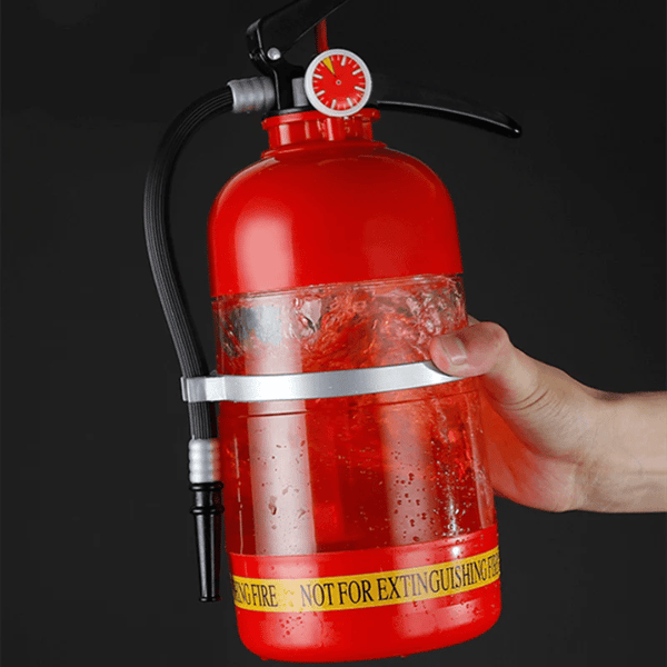 🧯 Feuerlöscher-Bierspender 2L ✨ Einzigartiges Design, Lebensmittelechtes Acryl, Handdruck-System, Ideal für Party & Bar  🧯 Feuerlöscher-Bierspender 2L ✨ Einzigartiges Design, Lebensmittelechtes Acryl, Handdruck-System, Ideal für Party & Bar