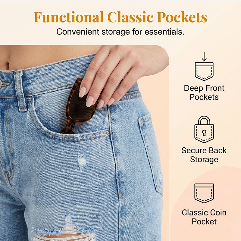 🔥🔥 2026 NEU 🥳💞 50K+ VERKAUFT! ⚡👖Vintage-Jeansshorts im Used-Look