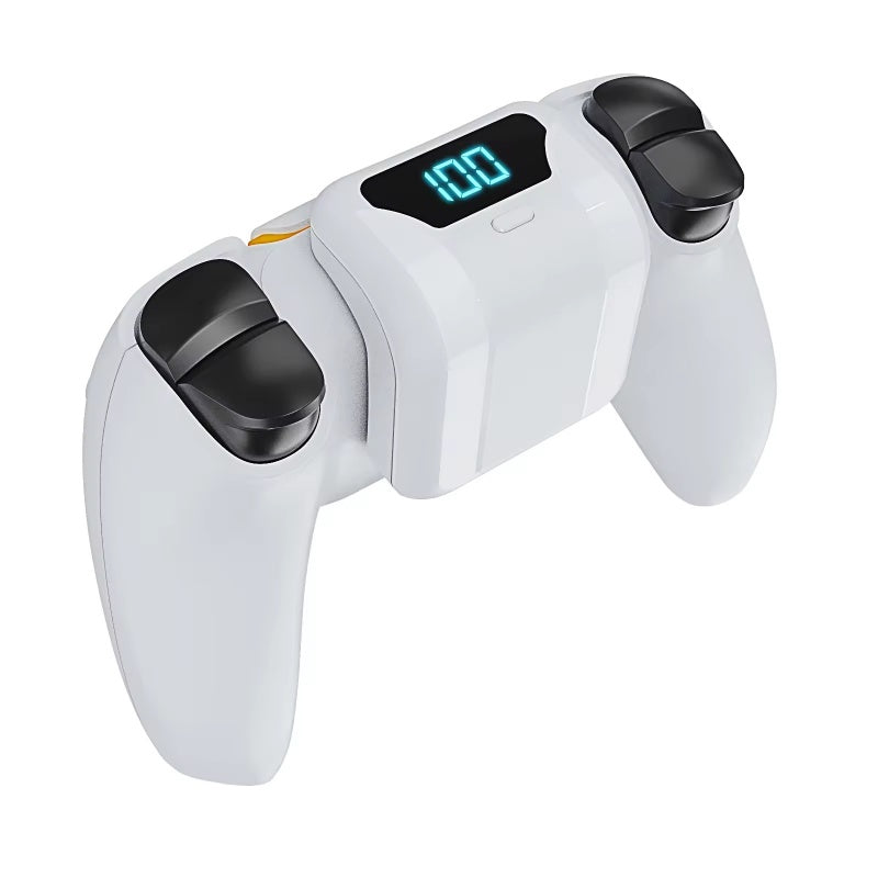 🎮🔋Wiederaufladbarer Akku-Pack für PS5-Controller, 1500mAh Hochkapazität mit LED-Akkustandanzeige, USB-C Schnellladung & Ergonomischer Passform