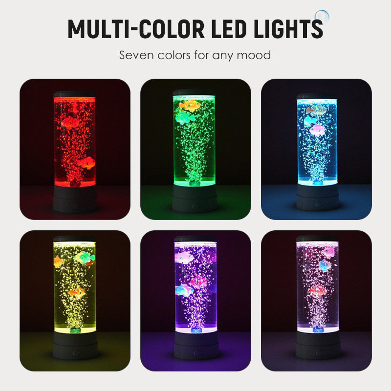 📢📢50 % Rabatt!! ✨🐟 LED-Blasen-Aquariumlampe für Fische – Schafft eine beruhigende Unterwasseratmosphäre💧